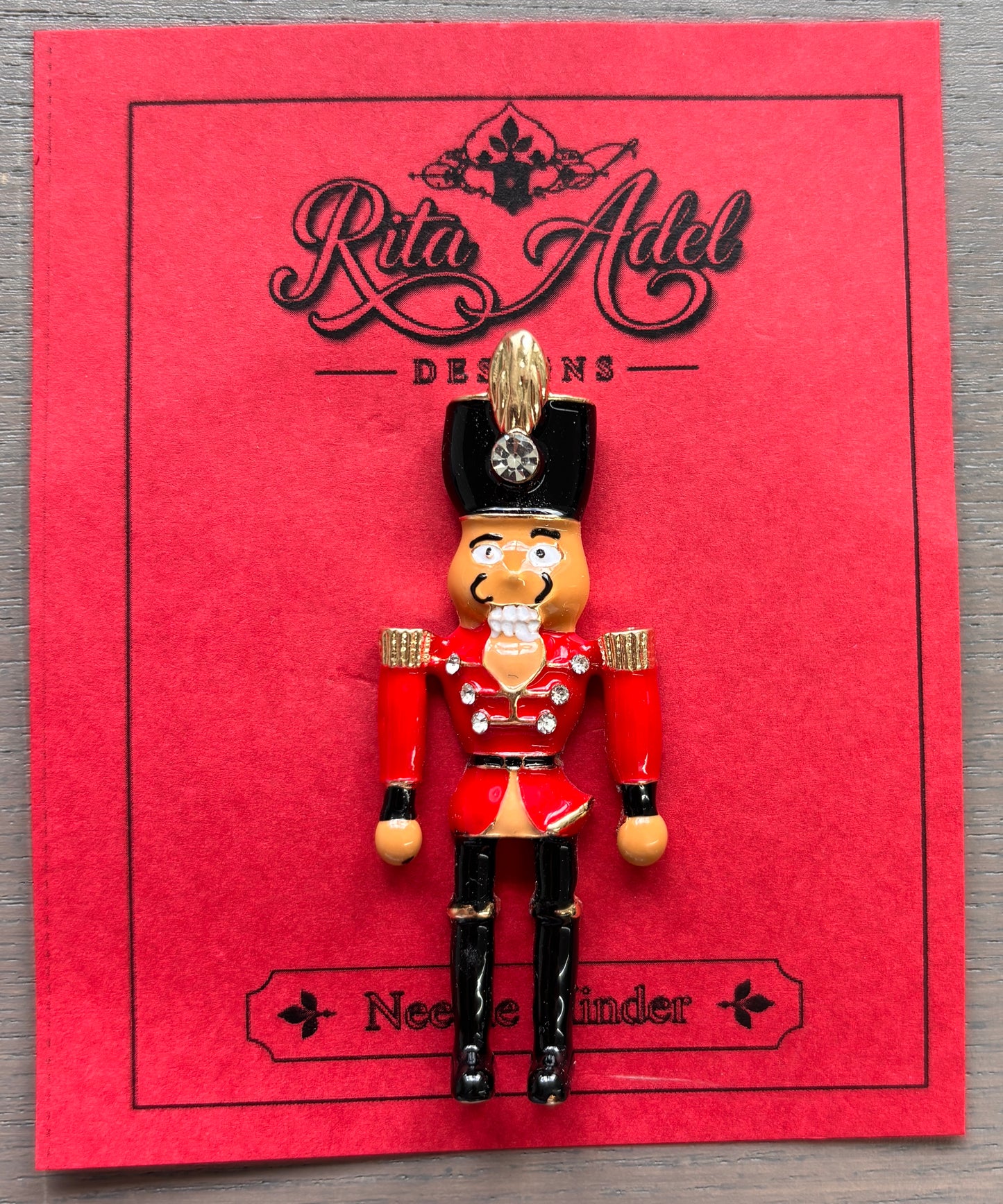 Rita Adel Christmas Nutcracker Soldier Needle Minder