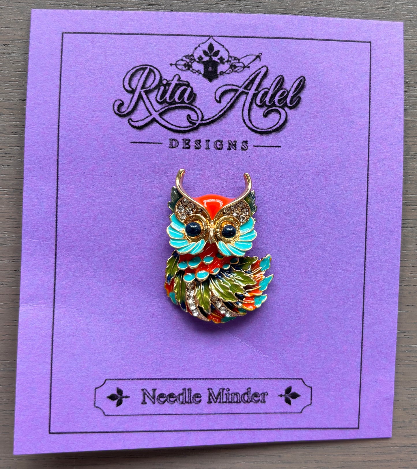 Rita Adel Owl Needle Minder