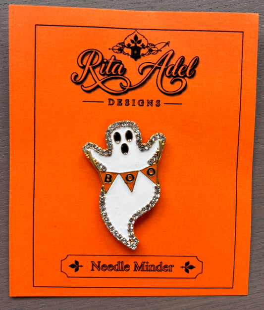 Rita Adel Sparkling Boo Ghost Halloween Needle Minder