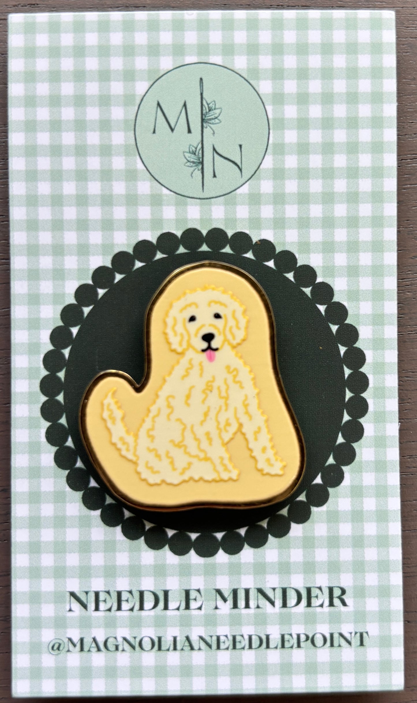 Blonde Doodle Needle Minder