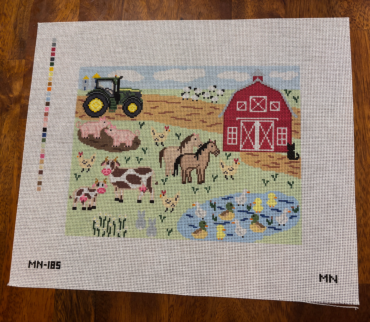 Barnyard Farm Scene