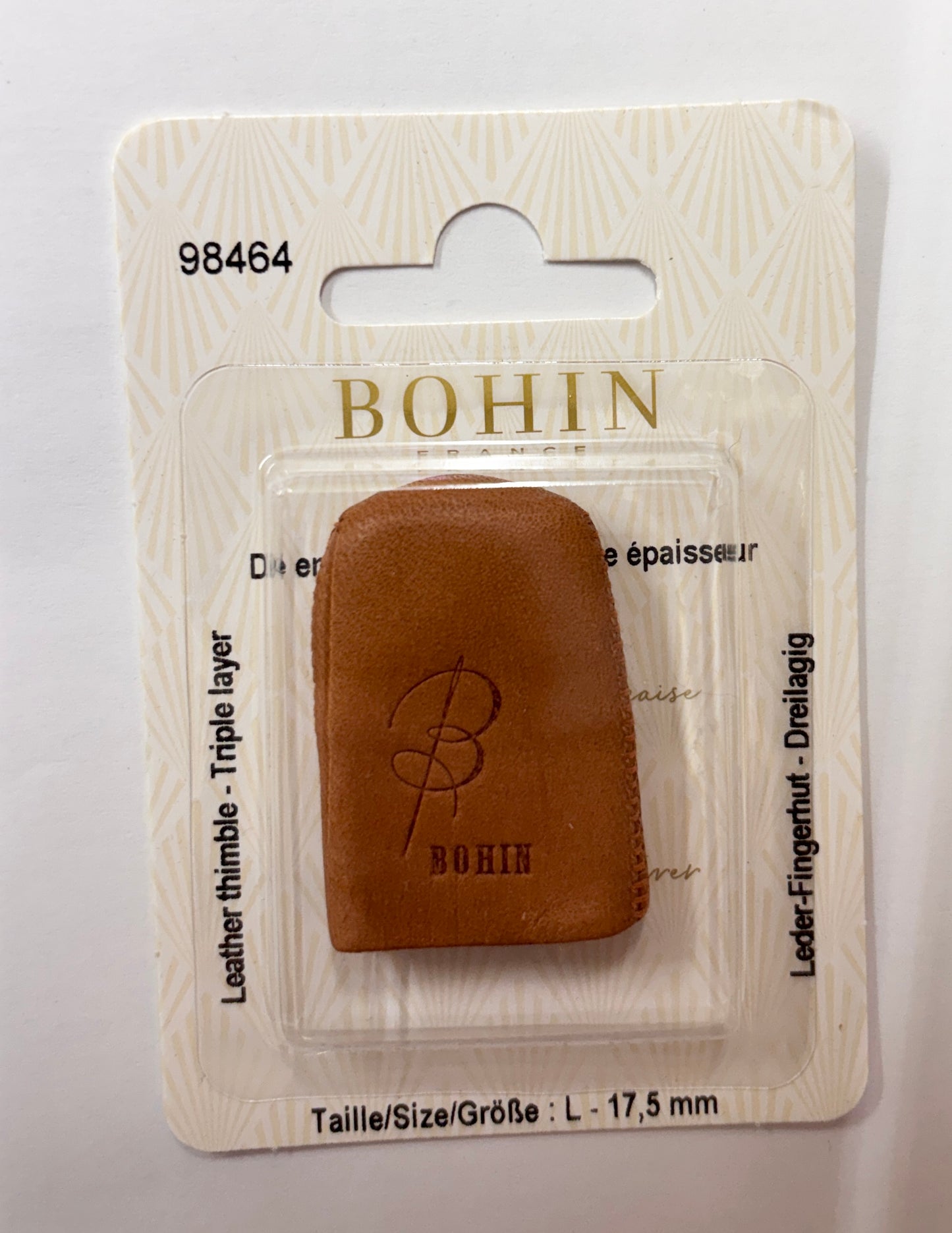 Bohin Leather Thimble Large
