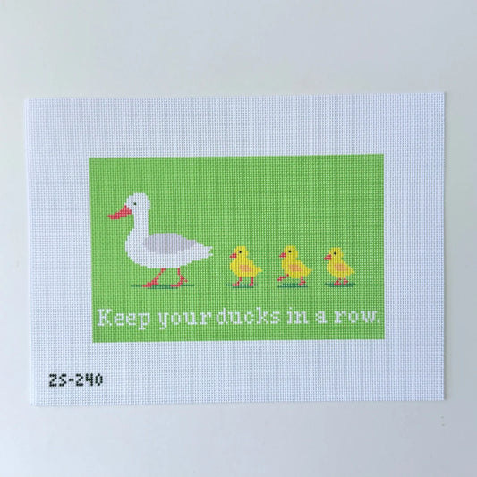 Keep Your Ducks in a Row