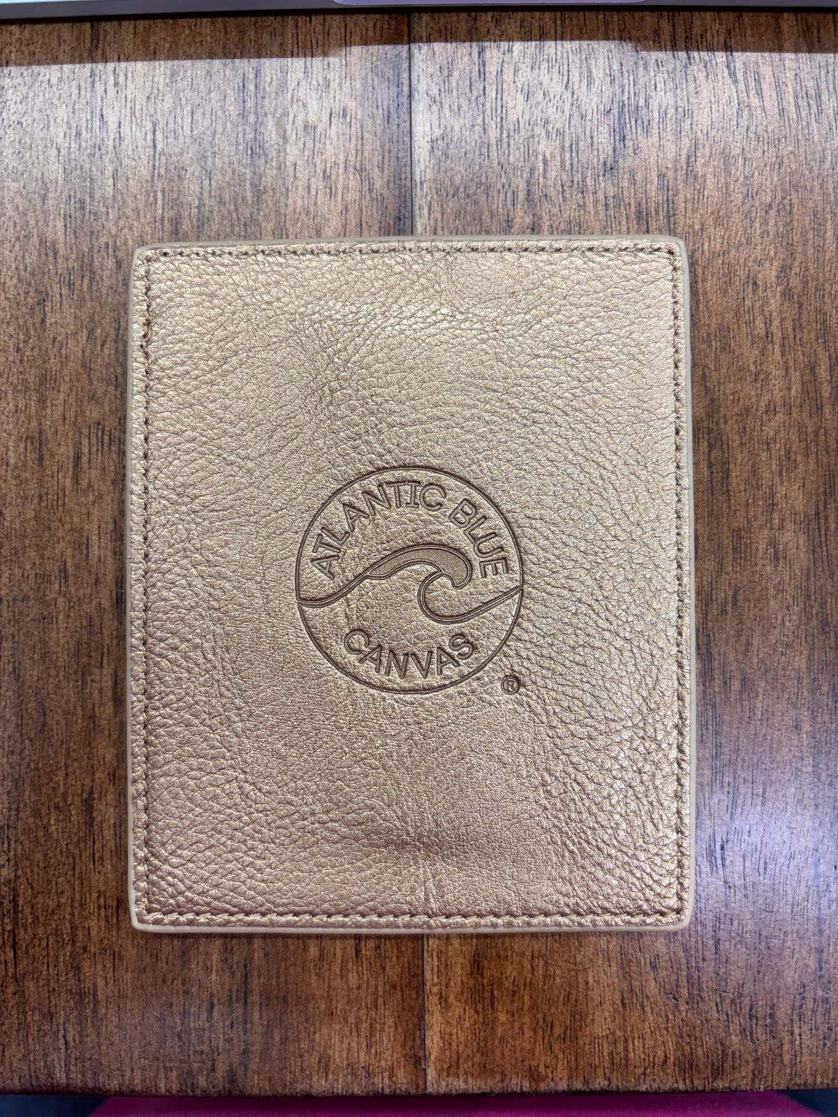 Self-Finishing Leather Polaroid Magnet Bronze