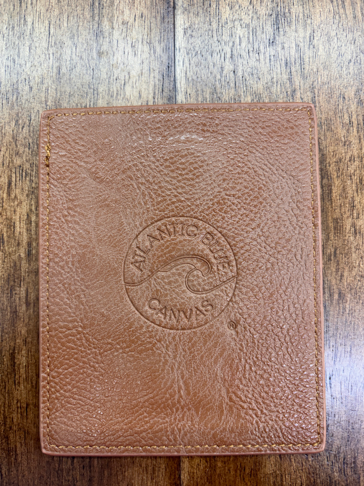 Self-Finishing Leather Polaroid Magnet Brown