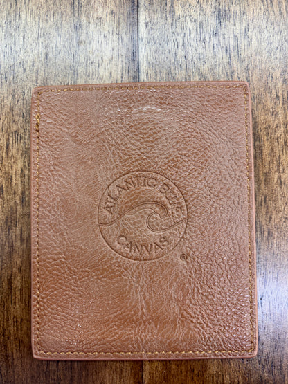 Self-Finishing Leather Polaroid Magnet Brown