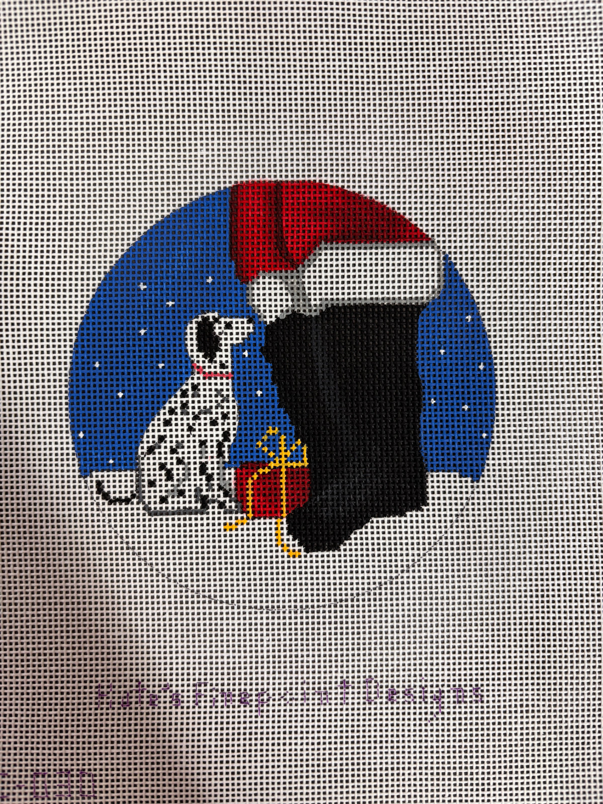 Dalmation and Santa