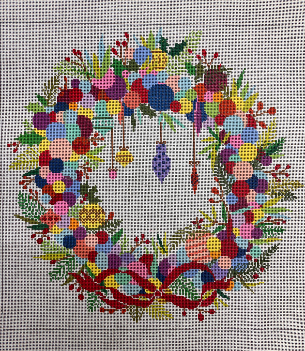 Pastel Christmas Wreath