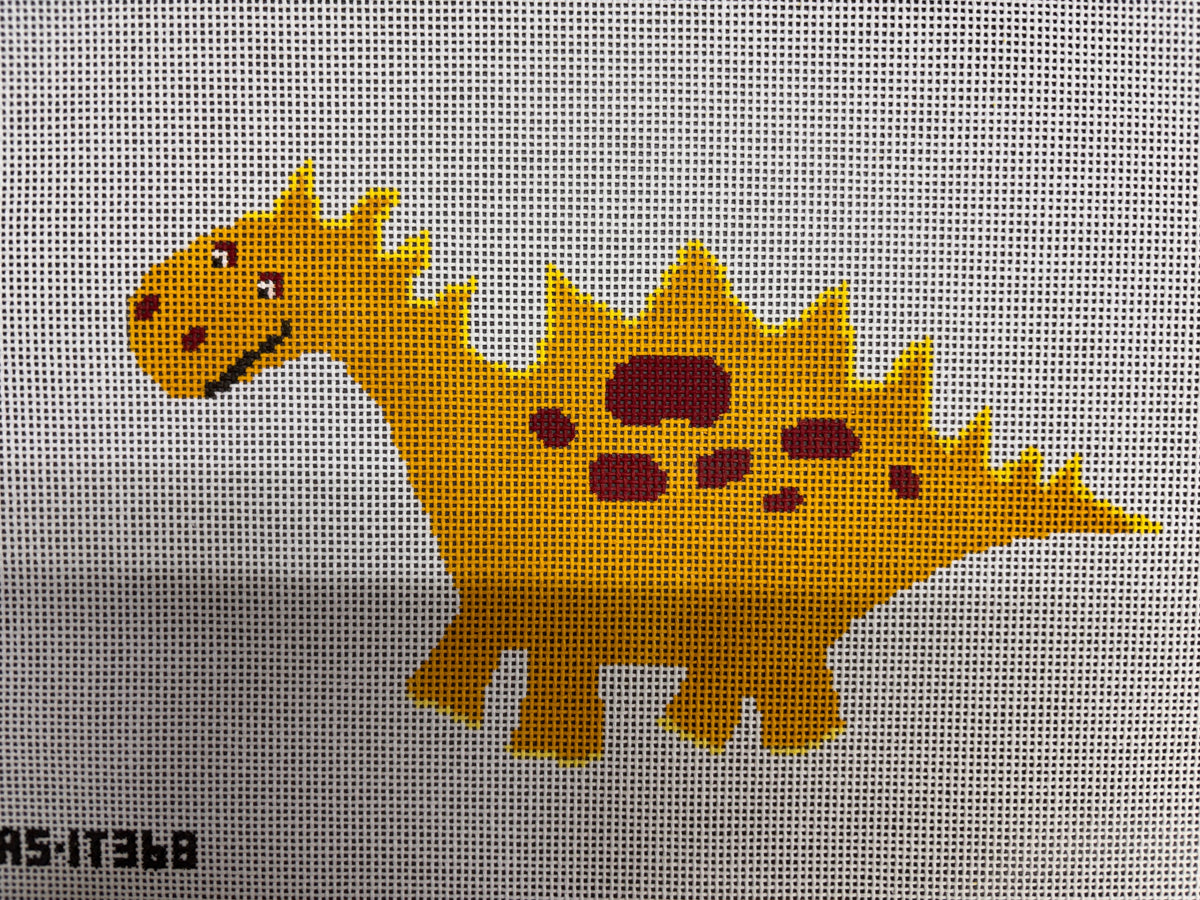 Yellow Stegosaurus Dinosaur