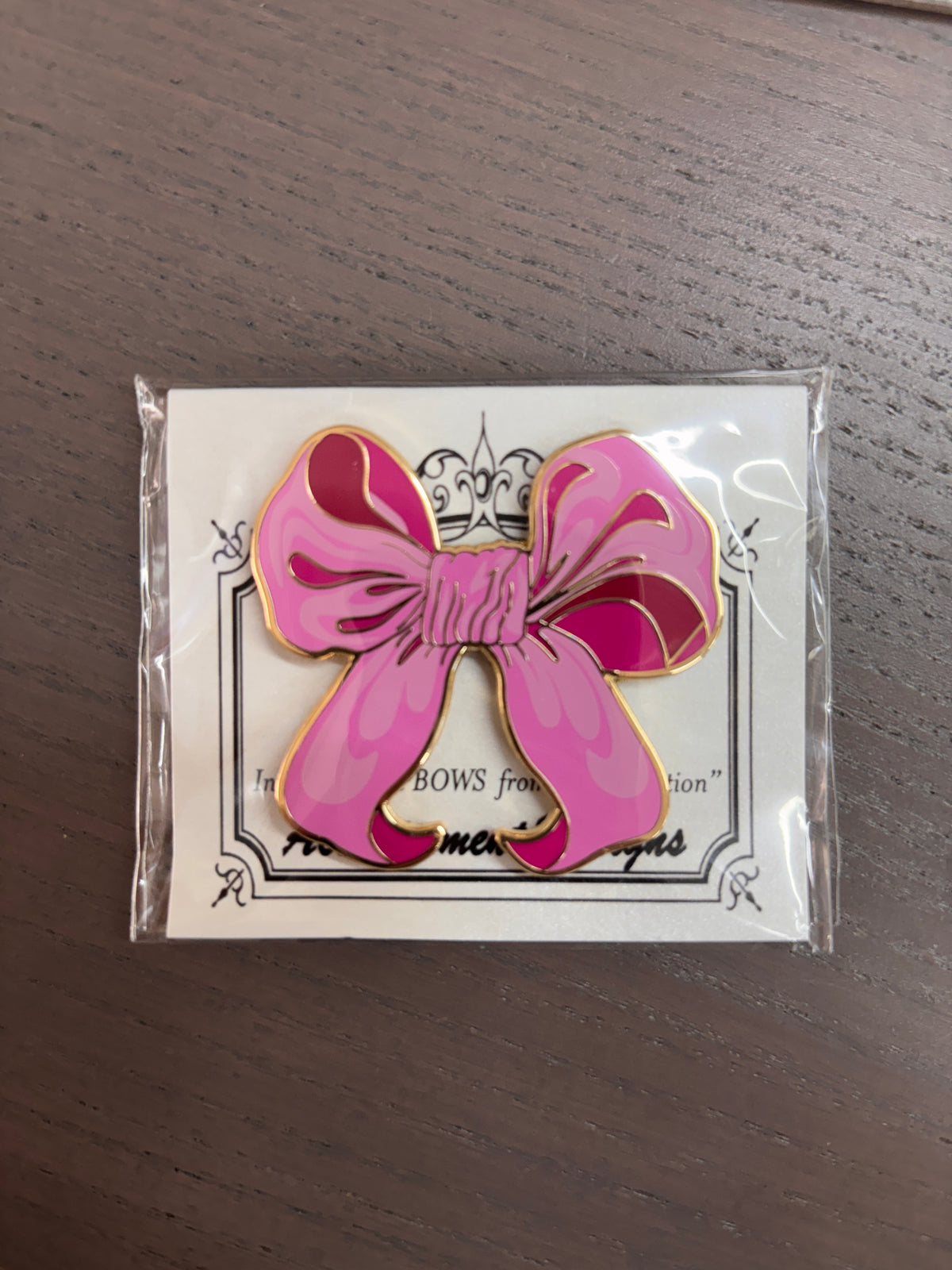 Pink Bow Needle Minder