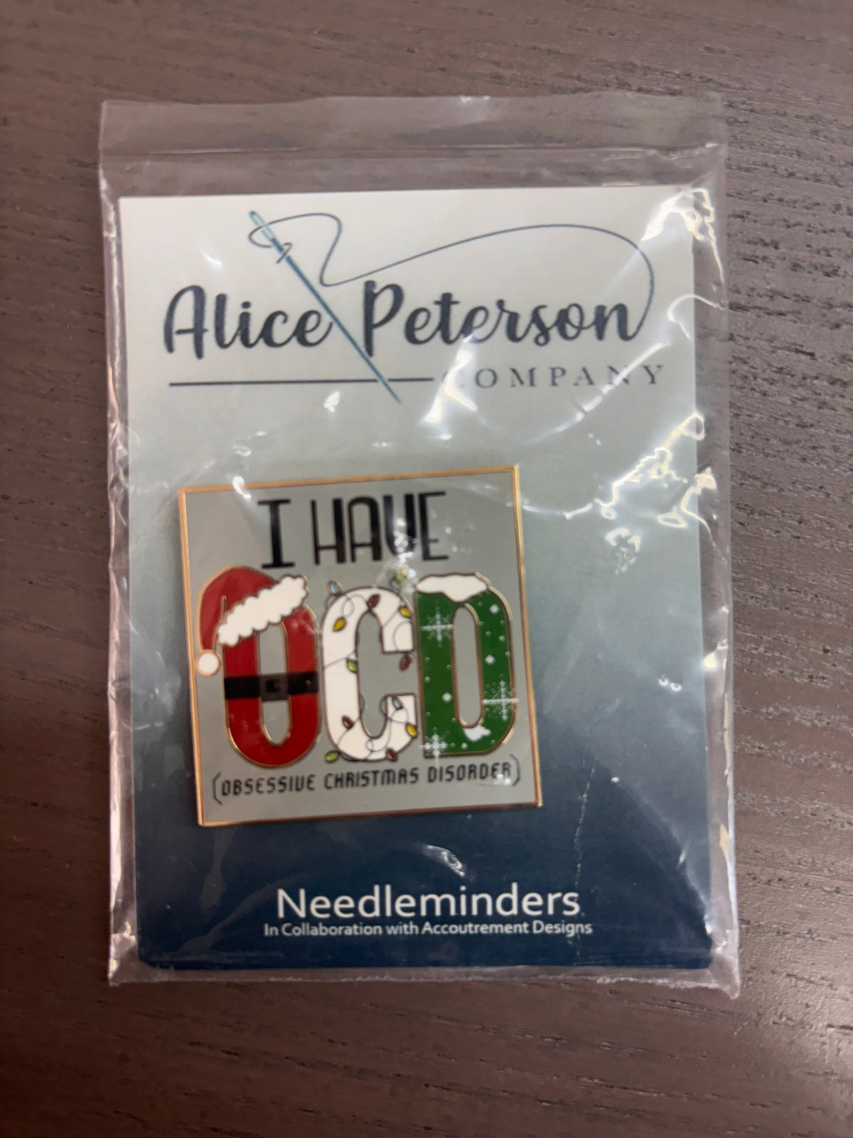 I Have OCD (Obsessive Christmas Disorder) Needle Minder