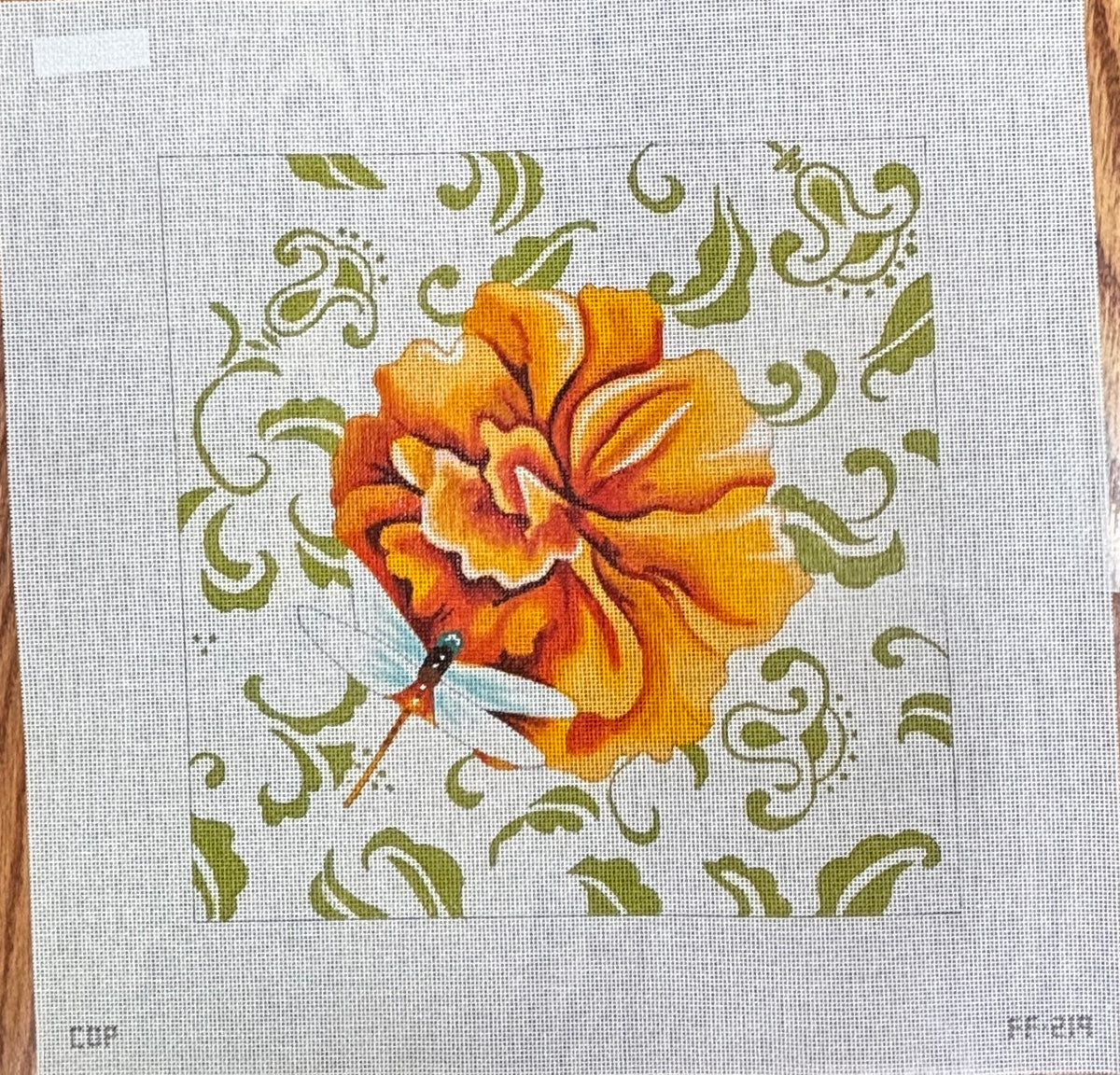 Peony and Drangonfly