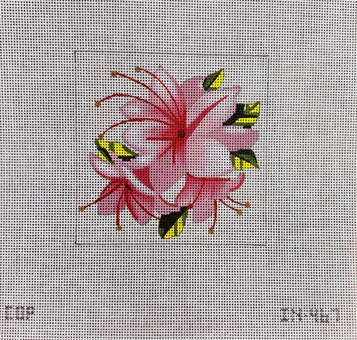 Pink Tiger Lily Square