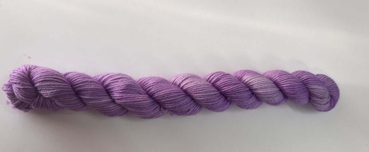 Botanical Yarn Hydrangea Harlequin Mini Skein