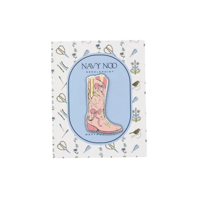 Pink Bow Boot Needle Minder