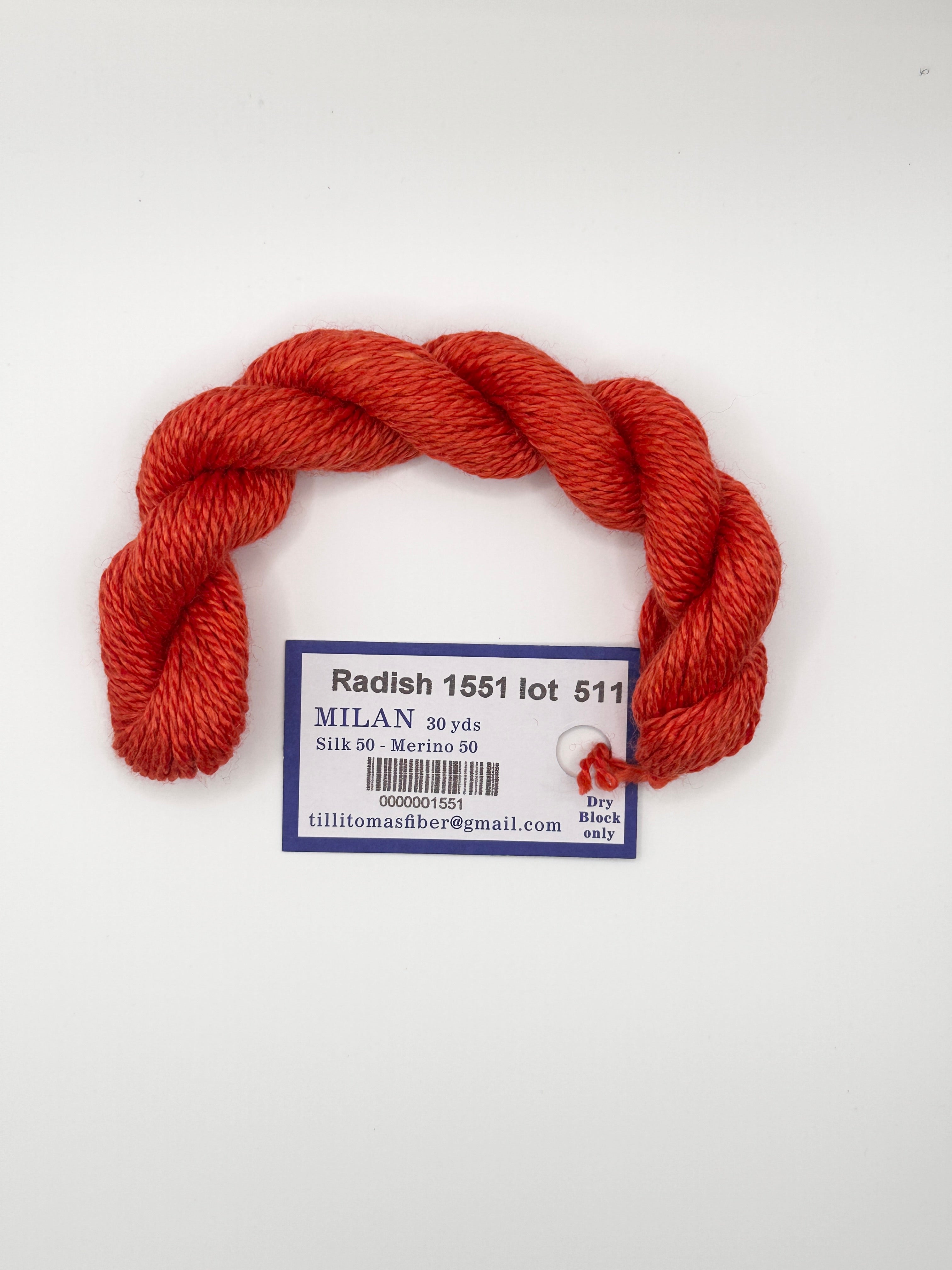 Tilli Tomas Milan Skein Radish 1551