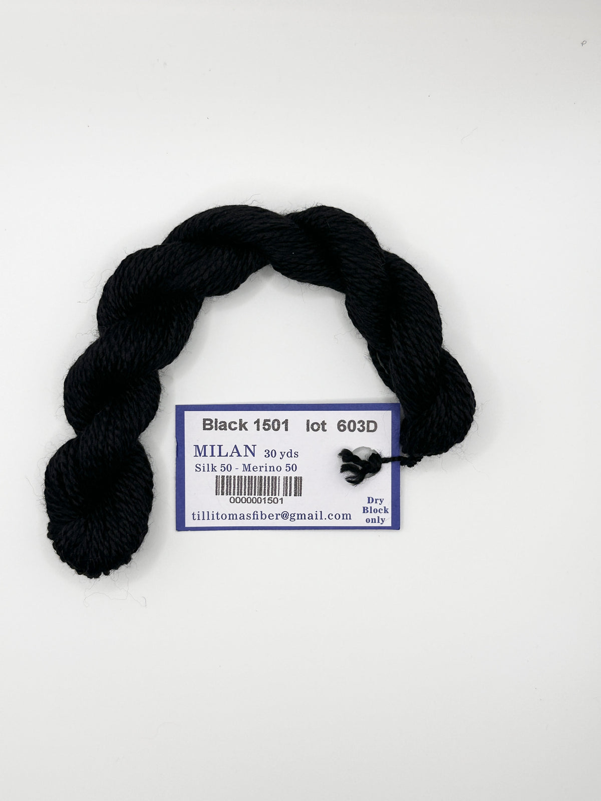 Tilli Tomas Milan Skein Black 1501