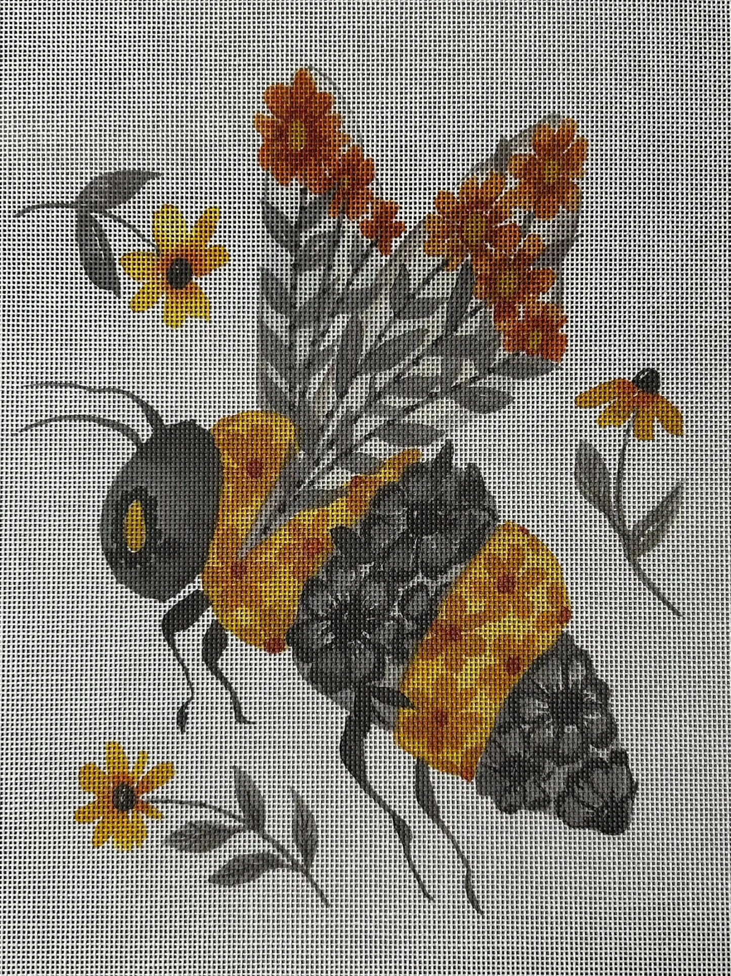 Bee w/Flowers