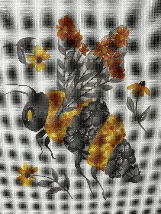Bee w/Flowers