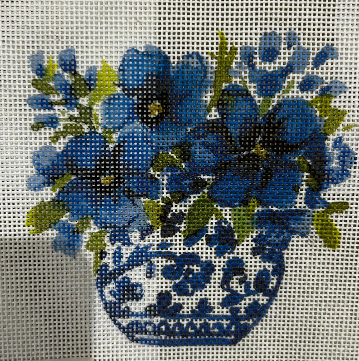 Chinoisierie Blue Flowers