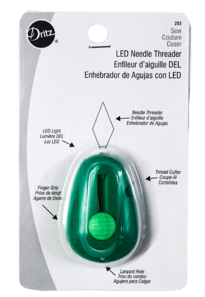 LED Needle Threader - Purple