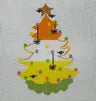 Vintage Ceramic Tree Halloween Candy Corn