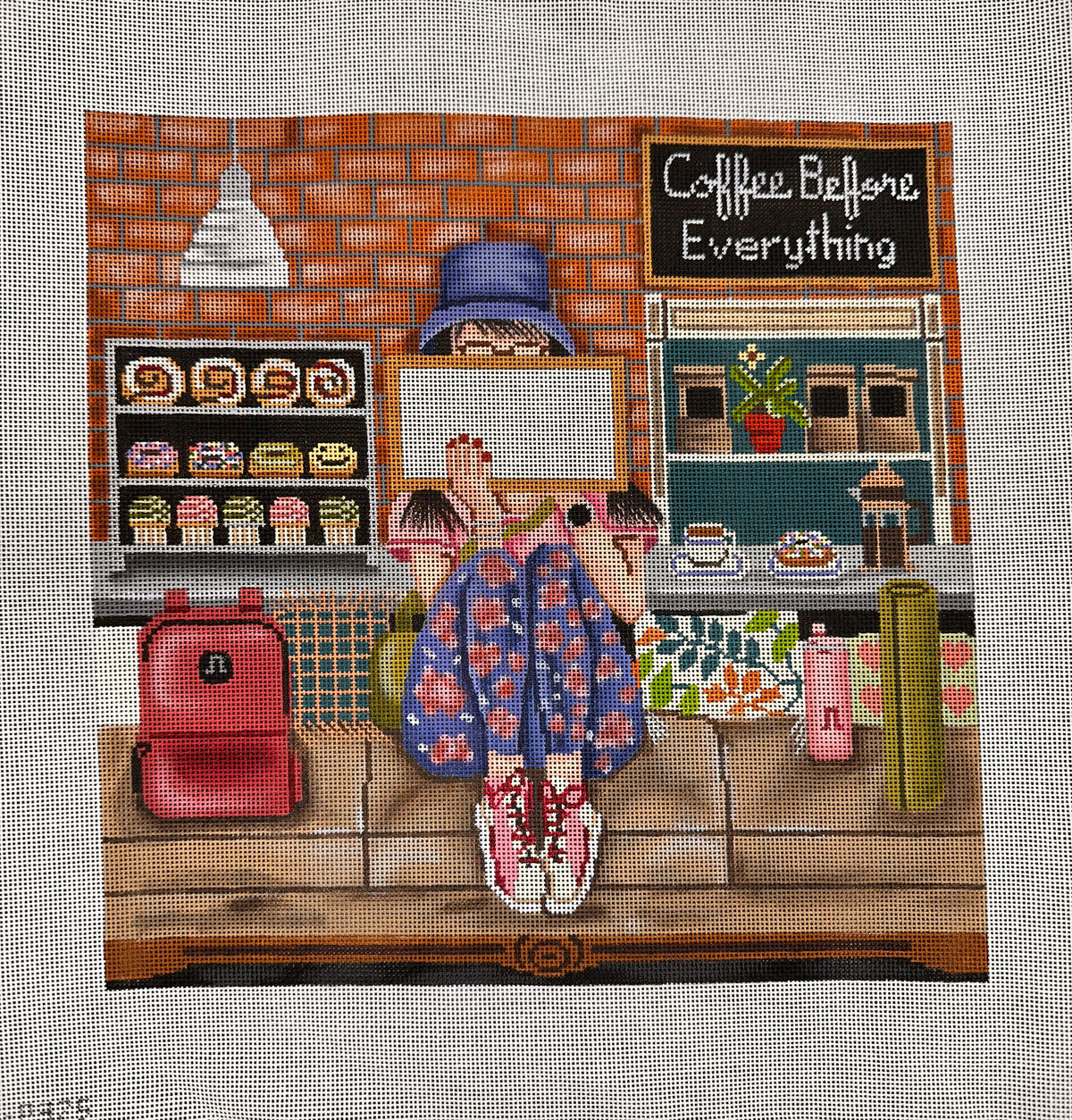Lulu Lemon Stitching Girl