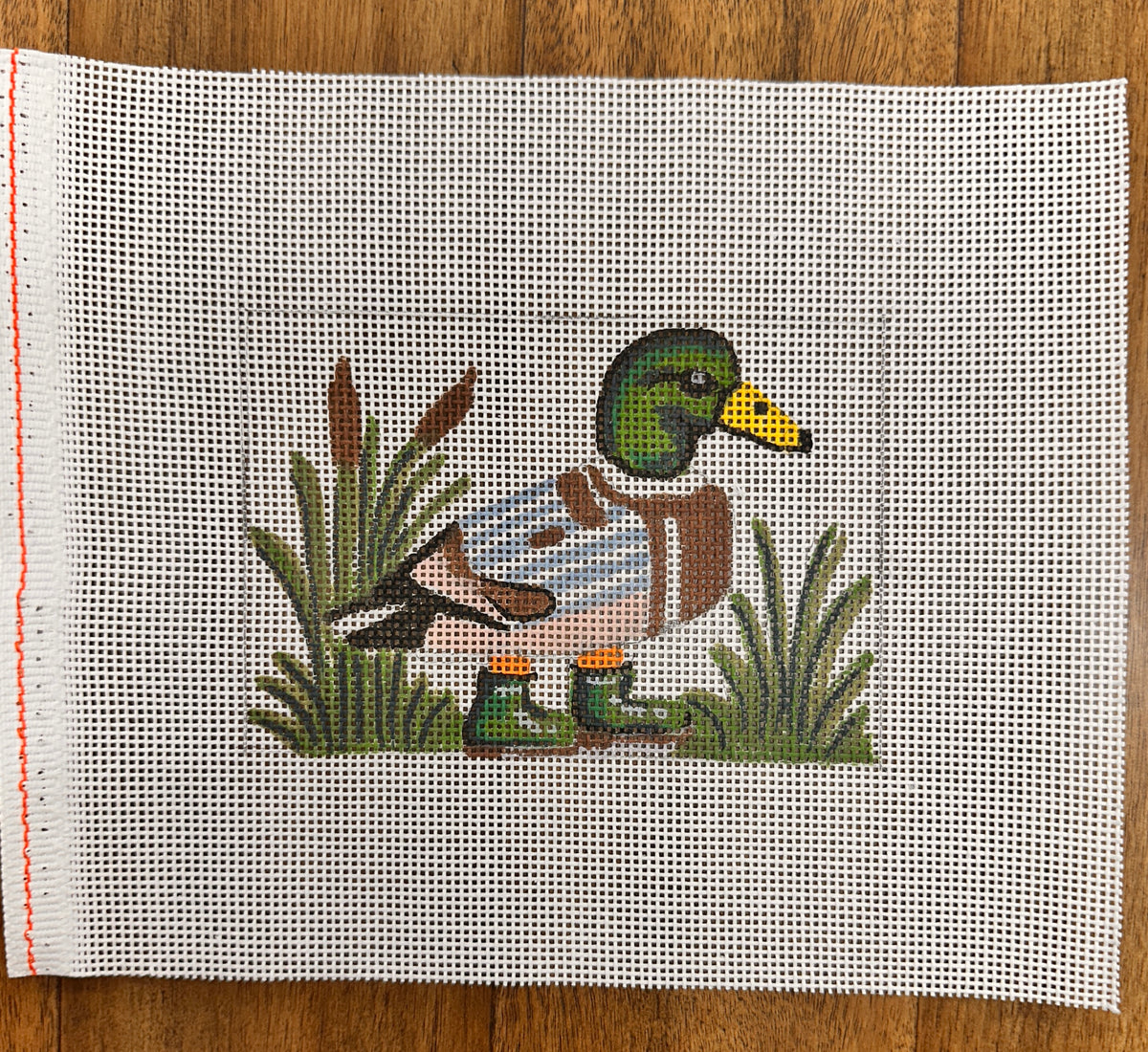 Mallard Rectangle with Boots by Lee Sentell