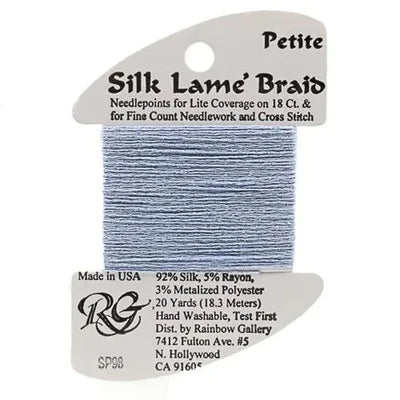 Silk Lame Petite SP98 ANTIQUE BLUE