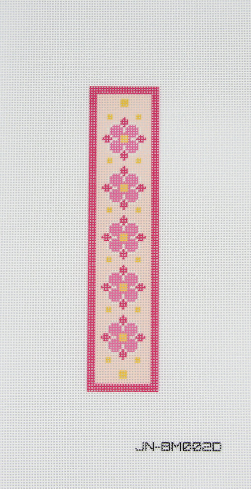 Pink Floral Bookmark