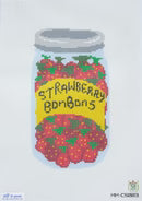 Strawberry BonBon Candy Jar