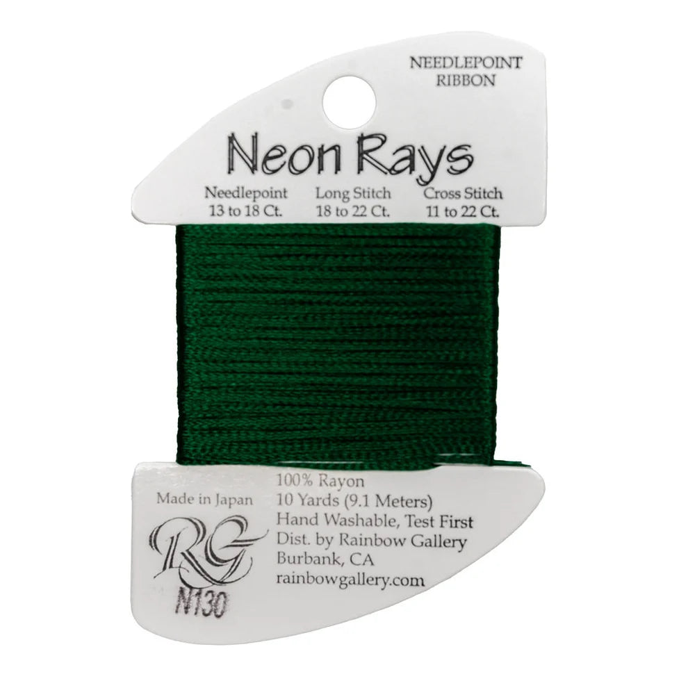 NEON RAYS N130-DARK CHRISTMAS GREEN