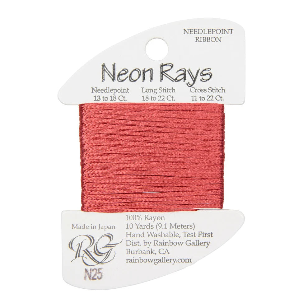 NEON RAYS N25-BRICK RED