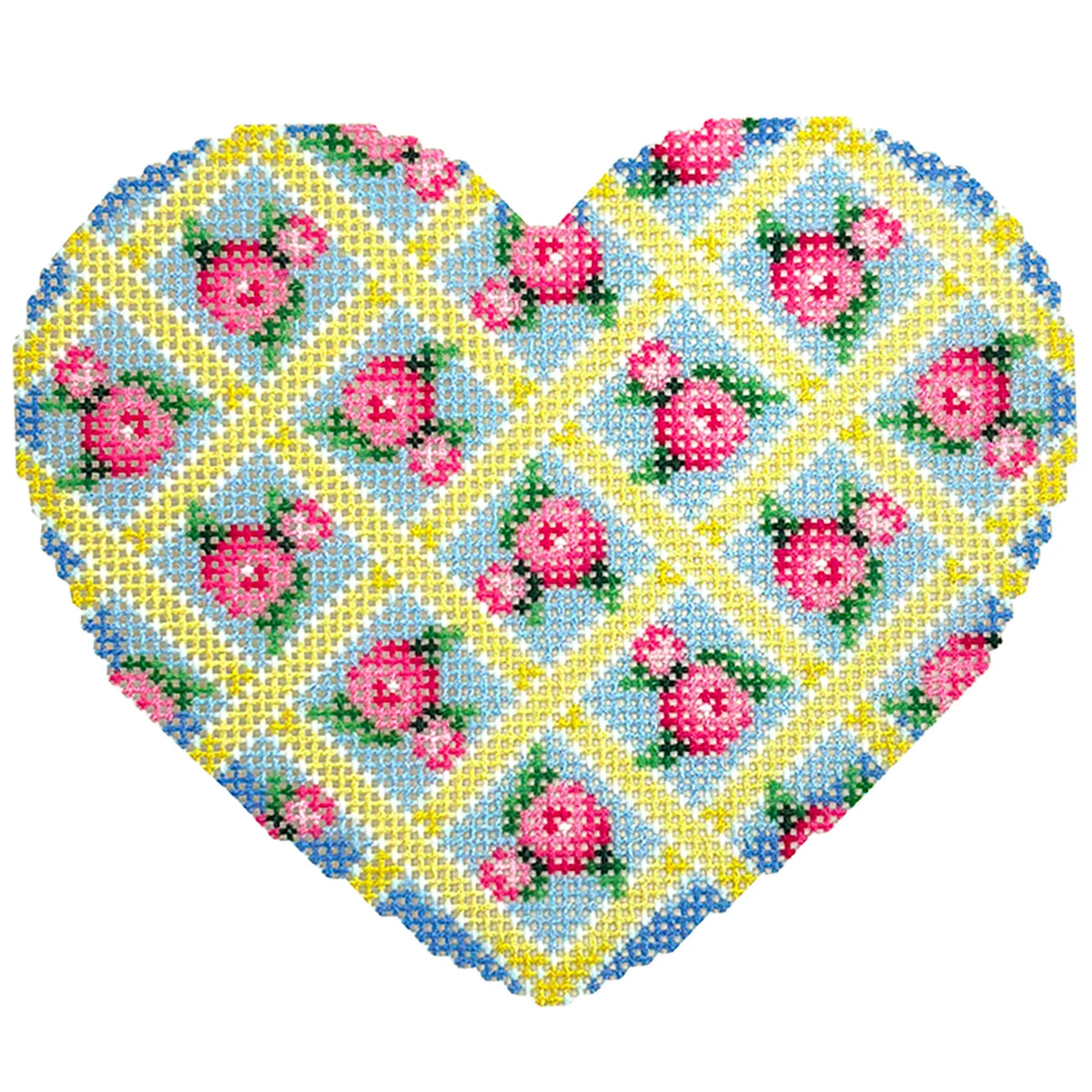 Rose Lattice Large Heart