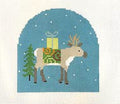 Reindeer w/ Swirl Blanket