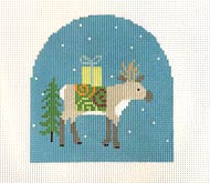 Reindeer w/ Swirl Blanket