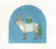 Reindeer w/ Star Blanket