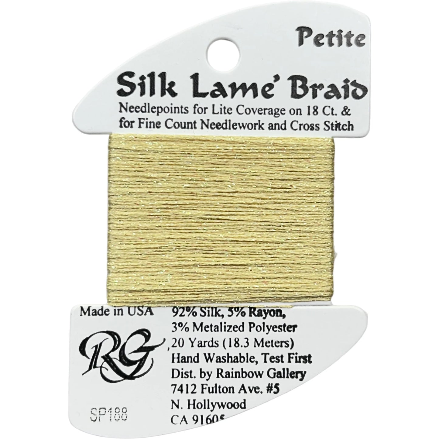 Silk Lame Petite SP188 Vanilla