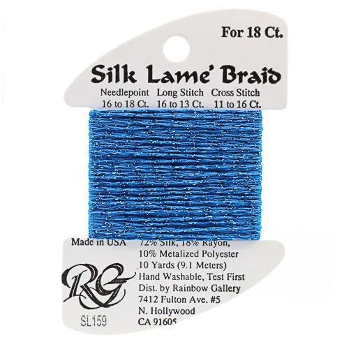 Silk Lame Braid 18 - SL59 Imperial Blue