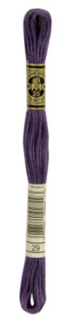 Mouliné Spécial 25 Eggplant 29