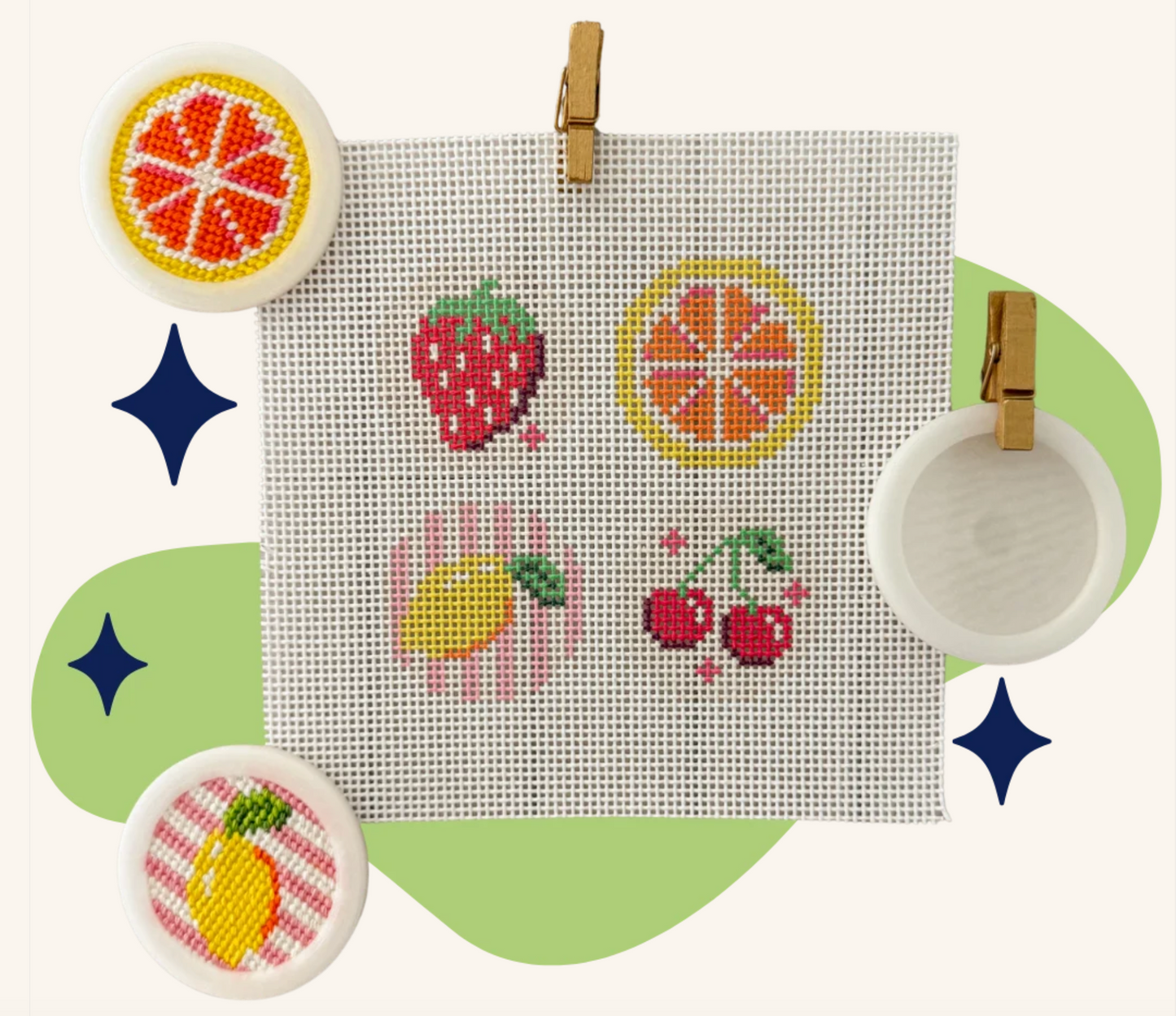 Fridge Fruit Mini Magnet Frame Kit