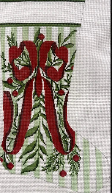 Bow & Berry Stocking