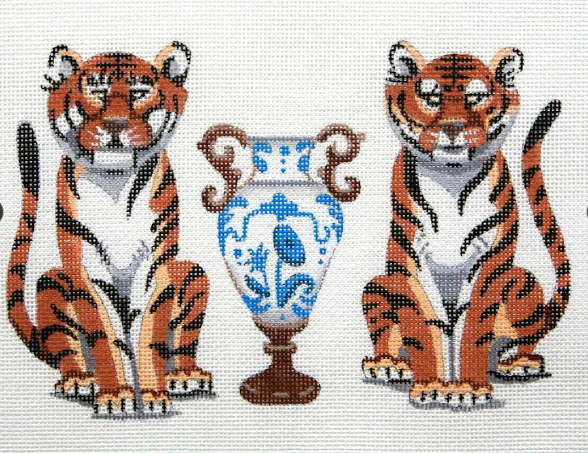 Tigers & Vase