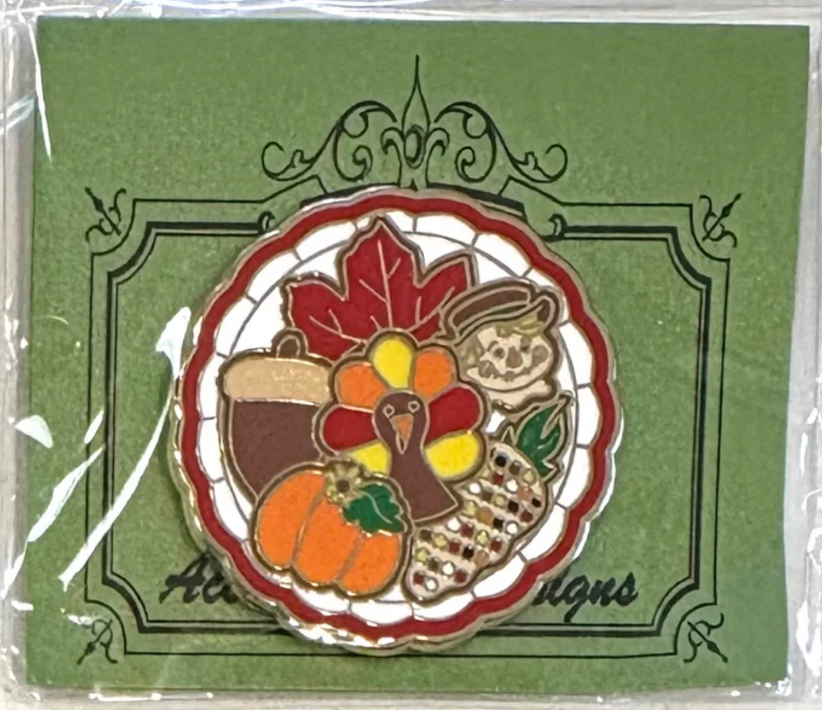 Thanksgiving Cookie Plate Needle Minder