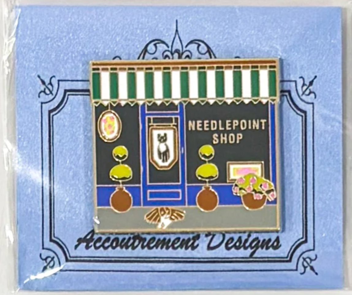 Needlepoint Shop Blue Needle Minder