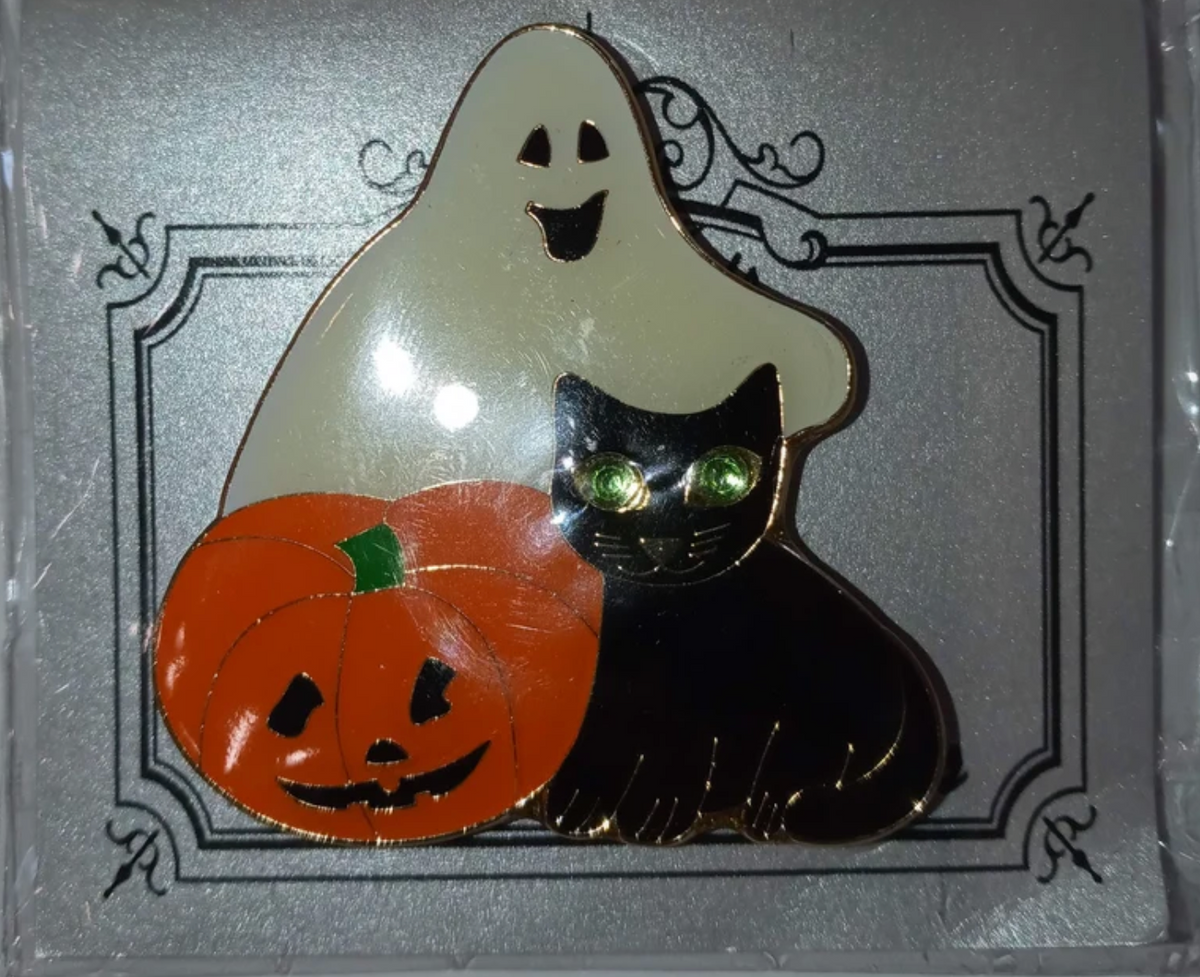 Ghost and Jack O'Lantern Needle Minder