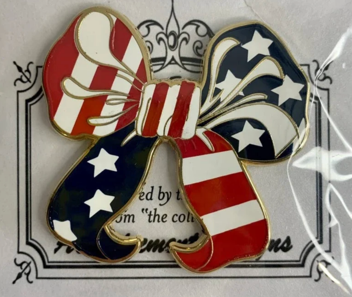 USA Flag Bow Needle Minder