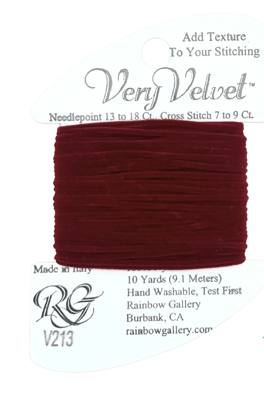 Very Velvet - V213 Burgundy