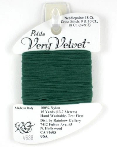 Petite Very Velvet - V638 Dark Sea Green