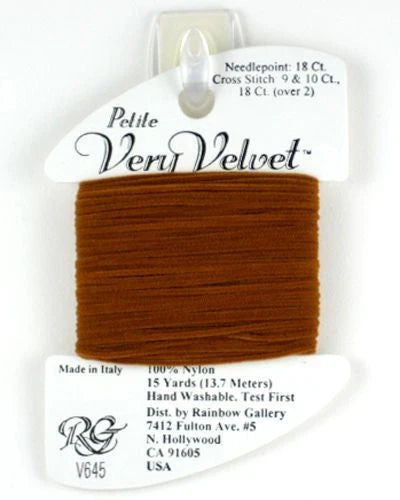 Petite Very Velvet - V645 Dark Golden Brown